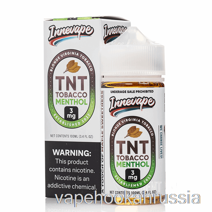 Vape Juice TNT Табак с ментолом - Жидкости для электронных сигарет Innevape - 100 мл 3 мг